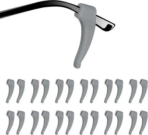 Miniatura 9 de HARFINGTON Antideslizante para gafas con agarre de oreja de silicona, gancho elástico para las orejas, retenedor de gafas, puntas de templo