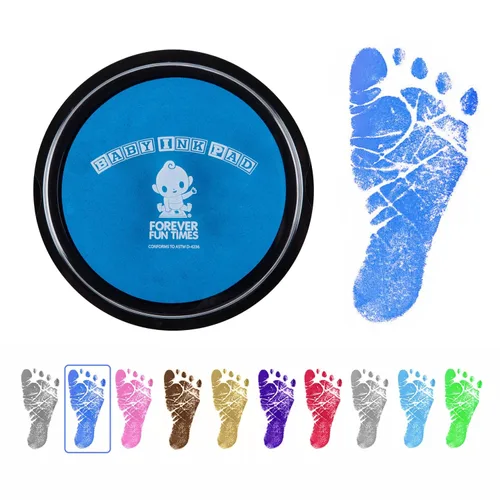 Miniatura 15 de Forever Fun Times - Kit de manos y huellas para bebés Obtén cientos de impresiones detalladas con una almohadilla de tinta segura para bebés