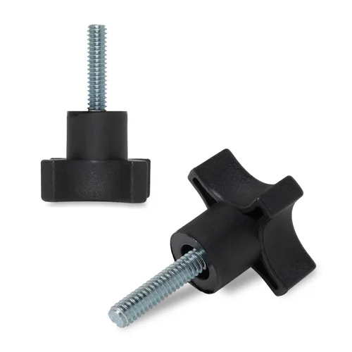 Miniatura 2 de POWERTEC 5 Pack 1/4"-20 4 Point Knobs