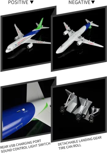 Modelo de avión Modelo de Avión Kit 1:82 Diecast Resina Aviación Aviación Aviación China Avión Comercial C919 Modelo de Aerolínea para Regalo de Sin