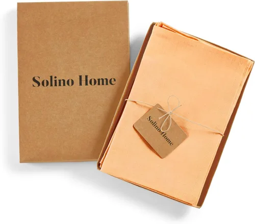 Miniatura 146 de Solino Home Juego de 4 manteles individuales blancos de 100 % lino puro de 14 x 14 pulgadas para invierno, San Valentín, primavera, Pascua, Fete