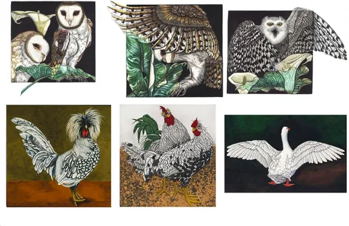 Miniatura 4 de Greeting Cards Original Art by Babette Gazarian-Cherne' KOI