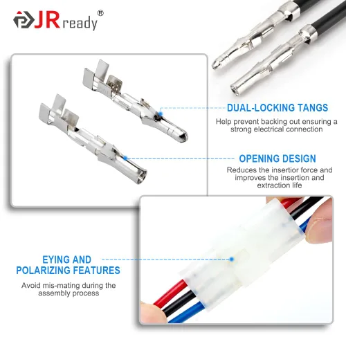 Miniatura 5 de JRready ST6554 Kit de Conectores de 2 3 4 6 Pines.093”.062” Herramienta de Extracción de Pines Molex Extractor de Terminales Engarzadas