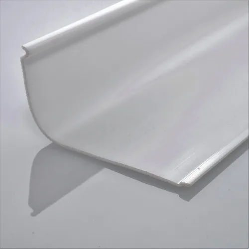 Miniatura 3 de Beam Lighting - Repuesto de cubierta de luz para debajo del gabinete, difusor acrílico acanalado blanco (curvo, 24 pulgadas)