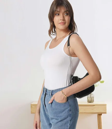 Miniatura 3 de wirarpa Camisetas sin mangas de algodón para mujer, cómodas, capa base, paquete de 2