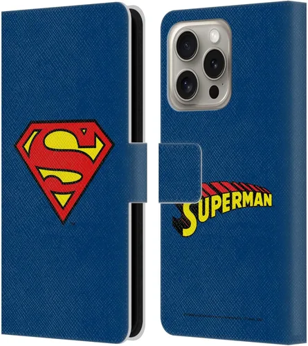 Miniatura 31 de Head Case Designs Funda de piel con licencia oficial de Superman DC Comics con logotipos negros y rojos compatible con Apple iPhone 11
