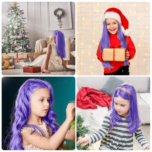 Miniatura 7 de Peine de tiza para el cabello, tinte de color brillante, temporal, lavable, para niñas de 4, 5, 6, 7, 8, 9, 10 años, para fiestas, cumpleaños, Año