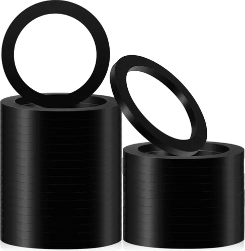 Miniatura 10 de Paquete de 20 juntas Camlock de 3 pulgadas para acoplador hembra, ranura de leva, arandela de goma de repuesto, anillo de junta de goma negra