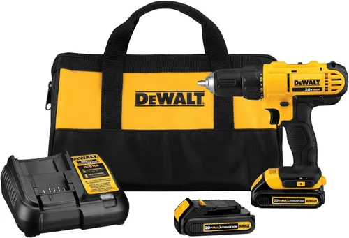 Miniatura 3 de DEWALT Juego de Taladro Atornillador Inalámbrico de 20V Max, 2 Velocidades, Motor de Alto Rendimiento, Incluye 2 Baterías de Iones de Litio XR
