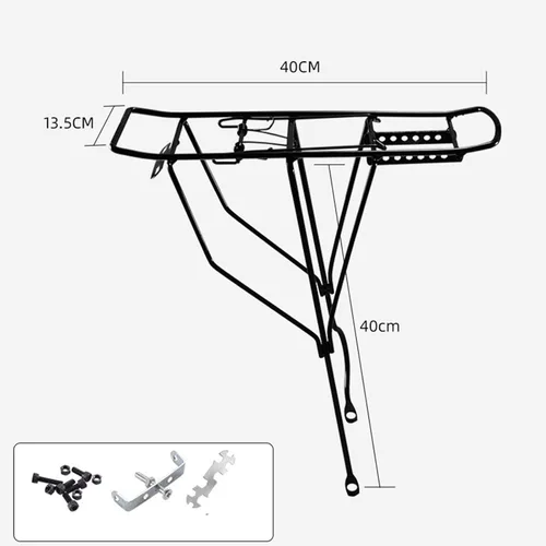 Miniatura 3 de Portabicicletas para niños, acero, accesorios fáciles de instalar, reemplazo directo, portaequipajes resistente, portaequipajes