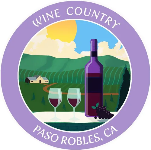 Miniatura 6 de Vinyard - Wine Country - Paso Robles, California 3.5 pulgadas DIY Adhesivo de vinilo adhesivo de aventura vacaciones tema novedad apliques Columbia