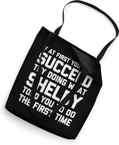 Miniatura 2 de Intenta hacer lo que Shelby te dijo que hicies... Bolso de mano Shelby con un dicho divertido