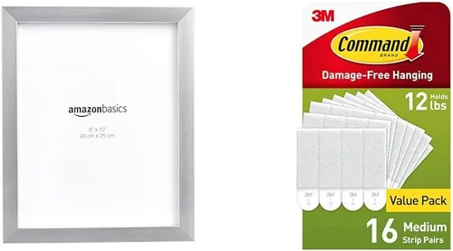 Miniatura 14 de Amazon Basics Marco rectangular para fotos, 5 x 7 pulgadas, paquete de 2, color negro