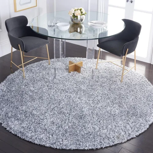 Miniatura 12 de SAFAVIEH Malibu Shag Collection - Alfombra decorativa, 3 x 5 pies, carbón, hecha a mano, sólida, 1.4 pulgadas de grosor, ideal para zonas de alto