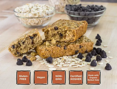 Miniatura 5 de Bobo's Paquete variado de barras de avena, chispas de chocolate y chispas de chocolate con plátano