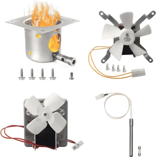Kit de piezas de repuesto para ahumador Pit Boss y Traeger para parrilla de pellets, incluye motor de barrena de 2.0 RPM, ventilador de inducción,