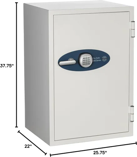 Miniatura 8 de Caja fuerte ignífuga de 2 horas – Cerradura digital – Seguro contra incendios y clasificación de impacto – Resistente al agua – Kit atornillado