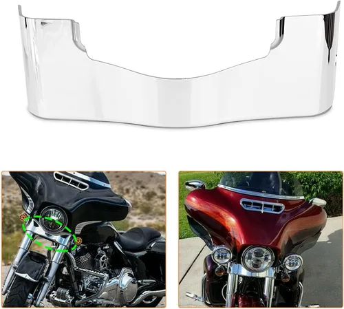 Miniatura 2 de Falda negra para carenado exterior de motocicleta, compatible con Harley Touring Road Glide FLTRX FLTRU Special FLTRXS FLTRXSE 2015-2022