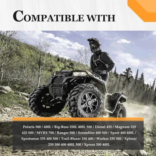 Miniatura 4 de Palanca de palanca de cambios de acero de marcha atrás compatible con Polaris Sportsman Magnum Scrambler 1994-2004 Reemplazar #: 3233153 3233041