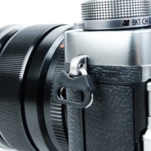 Miniatura 2 de Foto&Tech 4 piezas de anillo de acero inoxidable para cámara, adaptador de anillo dividido triangular y tapa de ABS, compatible con Fujifilm Lecia