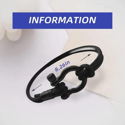 Miniatura 20 de Pulsera de cuero para hombre (mahua/matikou/yuanquan/8 Infinity)