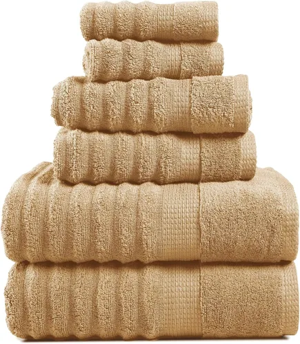 Miniatura 13 de LANE LINEN - Juego de toallas de baño, 18 piezas, 100% algodón, tamaño grande, 4 toallas de baño, 6 toallas de mano, 8 toallas pequeñas, para spa