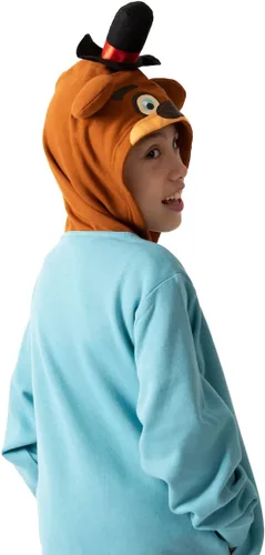 Miniatura 5 de Five Nights At Freddy's Big Face Freddy Hood - Sudadera con capucha de manga larga para niño