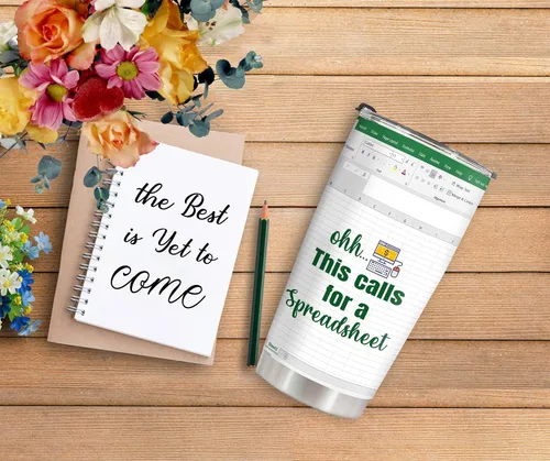 Miniatura 5 de Regalos para Contadores Hoja de Cálculo, Taza Termo para Regalos de Contadores para Mujeres y Hombres, Ohh Esto Requiere una Hoja de Cálculo