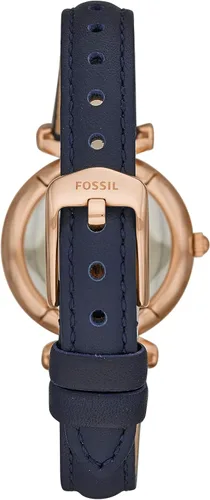 Miniatura 3 de Fossil Carlie Mini reloj de cuarzo de acero inoxidable y cuero para mujer Carlie Mini - ES4502