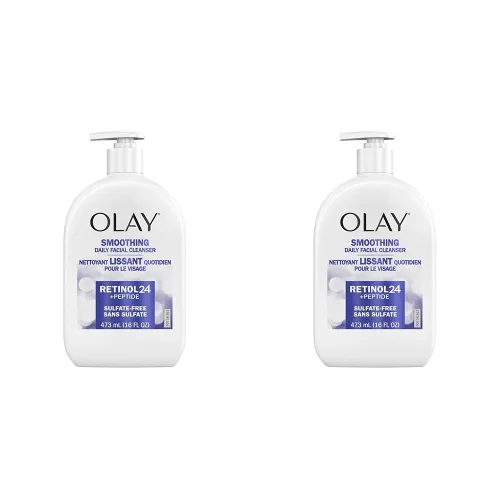 Miniatura 9 de Olay Lavado facial, limpiador facial diario con retinol, péptidos y glicerina, alisa, nutre la superficie de la piel, hidrata mientras limpia - Sin