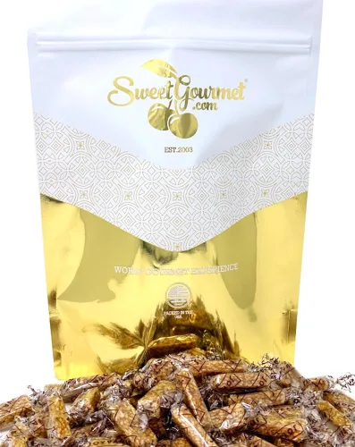 Miniatura 10 de SweetGourmet - Barras de sésamo tostadas con miel, dulces totalmente naturales, bocados crujientes envueltos, 1 libra