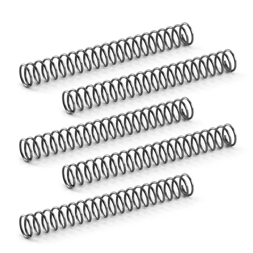 Miniatura 40 de MroMax 20Pcs Compressed Spring, 0.04" Wire Dia, 0.31" OD, 1.57" Free Length, Gray Black Spring Steel Extended Coil Compression Spring