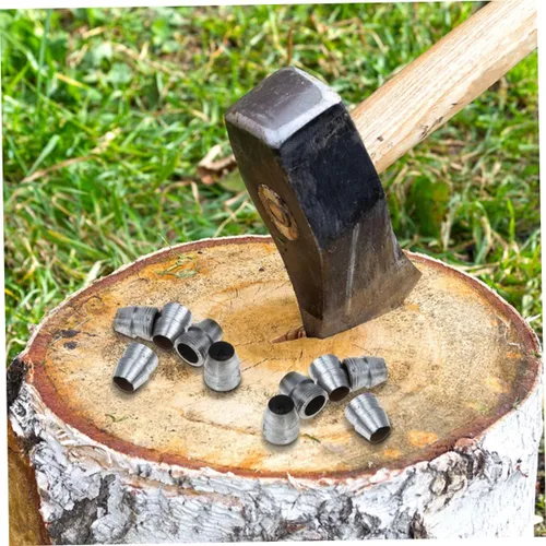 Miniatura 3 de DOITOOL 7 Uds. Herramientas de uñas de metal expandido, accesorios de uñas de mango de madera, cuñas cuñas para cuñas cónicas para hierro, cuña
