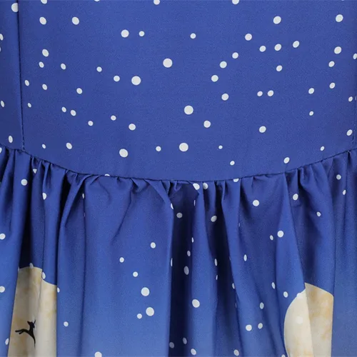 Miniatura 4 de Vestido de verano para mujer, vintage, sin mangas, vestido de fiesta de Navidad, estampado divertido, faldas de té fluidas, tallas S-XXL