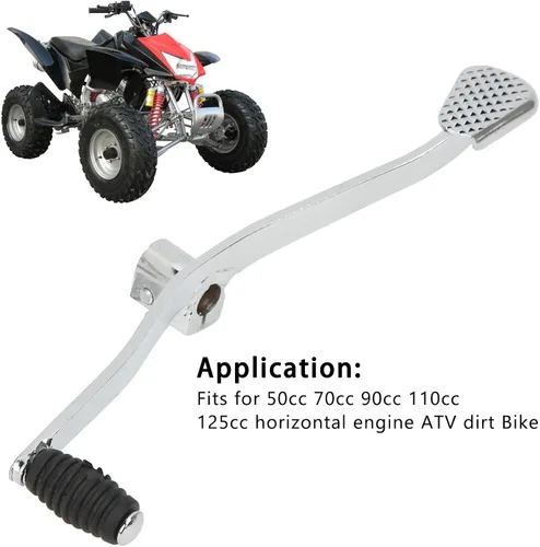 Miniatura 2 de Shanrya Pedal de engranajes, palancas de cambio Powersports, palanca de cambio de marchas L265 mm, acero inoxidable de alta resistencia, resistencia