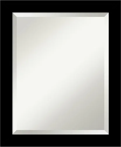 Miniatura 23 de Amanti Art Espejo de baño de madera, espejo de pared negro Ashton para usar como espejo de tocador de baño sobre el fregadero