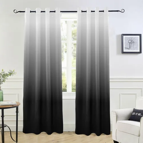 Miniatura 12 de Cortinas amarillas y azules de 84 pulgadas, 1 pieza, cortinas de puerta para tratamientos de ventanas, divisores de habitación, cortinas de cocina