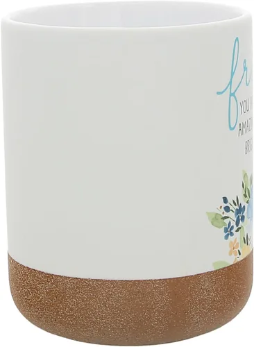 Miniatura 7 de Pavilion - Taza de café de 16 onzas, 16.0 fl oz, taza de té, a rayas, fondo esmaltado, acuarela, mejor amiga, amiga, mamá, abuela, hermana, hija