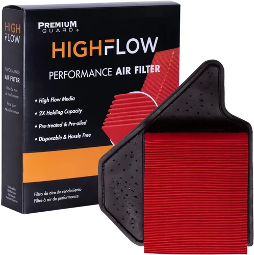 HIGHFLOW PA6165X - Filtro de aire desechable de alto rendimiento para motor | Compatible con Dodge Grand Caravan 2011-2020, Chrysler Town & Country