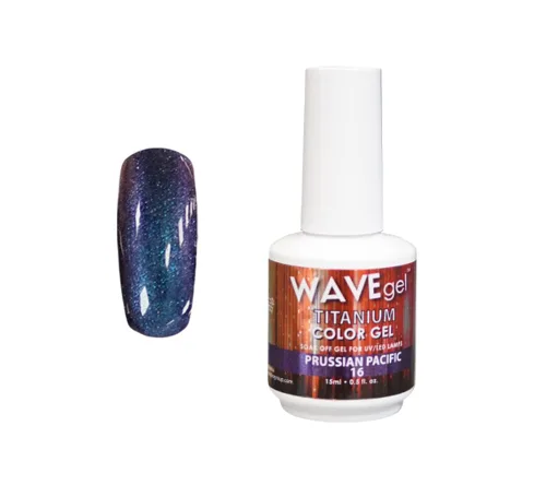 Miniatura 19 de WAVEGEL - Esmalte de uñas en gel con purpurina, colección Titanio, #28 Twinkle Pink I 0.5 onzas