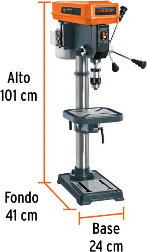 Miniatura 3 de Truper 16178 / TAPI-13-5/8" x 13" Prensa de taladro de piso