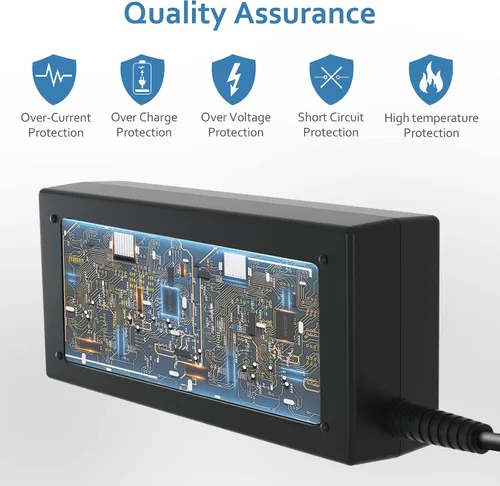 Miniatura 2 de Cargador compatible con HP 741727-001, 15, 15, 17 pulgadas, portátil, para estudiantes y negocios de 14 pulgadas, 15 pulgadas, 17 pulgadas