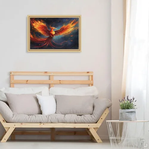 Miniatura 6 de Fire Phoenix Puzzle 1000 piezas - Rompecabezas de madera para juegos familiares - Adecuado para adolescentes y adultos