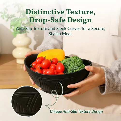 Miniatura 4 de Homienly Tazones para servir de 9.6 pulgadas, platos grandes para servir para fiestas de boda, 60 onzas para ensalada, guarniciones, pasta