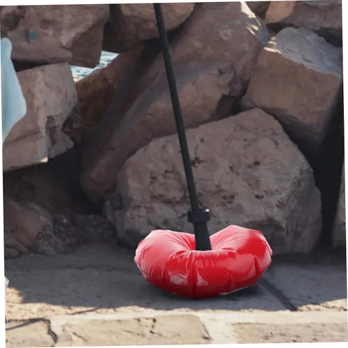 Miniatura 6 de jojofuny Bolsa de peso de agua para la estabilidad del paraguas Base del pilar del Pvc Ancla de la arena del paraguas de playa