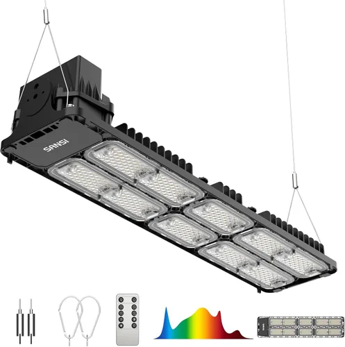 Miniatura 10 de SANSI Luces de cultivo para plantas de interior, luz de planta de espectro completo de 70W (equivalente a 500W) con lente óptica para alto PPFD