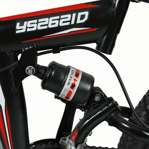 Miniatura 6 de Xspec Bicicleta de montaña plegable de 26 pulgadas y 21 velocidades para adultos