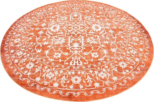 Miniatura 76 de Unique Loom Diseño tradicional clásico intrincado con detalles vintage envejecidos, alfombra de área, 3 pies 3 pulgadas x 5 pies 3 pulgadas, gris