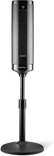 Miniatura 10 de Lasko Ventilador de torre ajustable de elevación de 42 a 54 pulgadas, ventilador de pedestal, flujo de aire de 31 pies/s, silencioso 28 dB