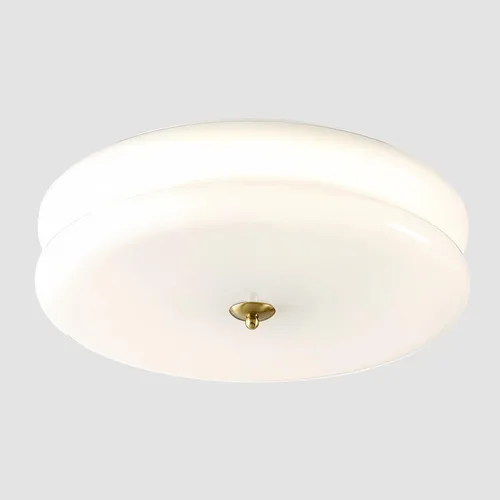 Miniatura 12 de KCO Iluminación Lámpara de Techo Redonda Grande LED de Montaje Empotrado en Superficie Luz de Techo de Montaje Empotrado de Vidrio Acanalado